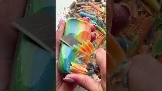 The Most Satisfying Rainbow Soap Carving  ASMR