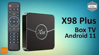 X98 PLUS Android TV Box - 2GB Ram & 16GB Rom - Android11 - Amlogic S905W2 - TEMU - Unboxing