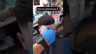 HOW TO ADD TEXTURE OF HAIRCUT 