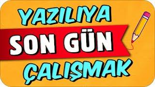 Yazılıya Çalışmayı Son Güne Bırakanlar İzlesin!  5.Sınıf Taktikleri