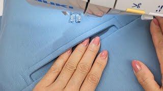 Tips to sew pocket perfectly and quickly / Sewing skills that you schould know