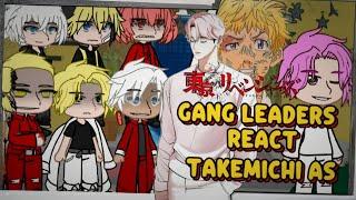 || Tokyo Revengers || Gang Leader React to Takemichi as James Lee || cheated au || read description