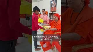 Nutan Swamiji with CHC children