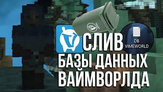  СЛИВ БАЗЫ ДАННЫЙ VIMEWORLD 2020 / ВАШИ АККАУНТЫ В ОПАСТНОСТИ / БОЛЕЕ МИЛЛИОНА ПАРОЛЕЙ 