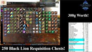 GW2 | What I Got From 250 Daily Black Lion Requisition Chests - Post Opening Video