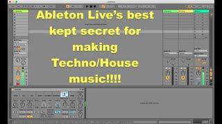 Ableton Impulse, best kept secret for making techno and house the easy way!!!! (No Talking) #Ableton