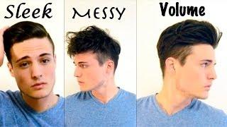 Mens Hair: 3 Different Styles