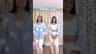 Cardigan Hack you should Know | Winter Fashion Hack #shorts #ytshorts #theshikhadose