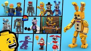 FNAF Into the Pit: How to make LEGO Minifigures (EVERY CHARACTER)