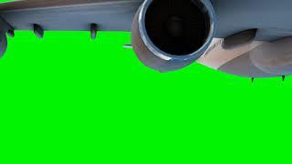 Green screen air plane (13 seconds only)