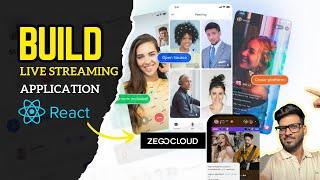 Build Live Streaming App with React Js and ZEGOCLOUD API | Best React js Project | Full Tutorial