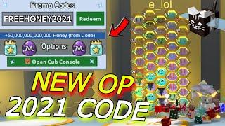 (2021) *NEW* Secret OP Code! Bee Swarm Simulator Roblox