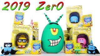 NEW Playdoh Plankton Surprise Egg DCTC ZerO Spongebob Squarepants Toys Super Unboxing