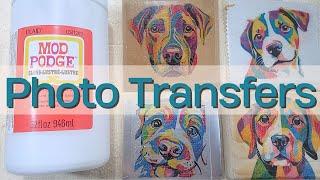 Testing Ink Jet Image Transfer - One Simple Method for Wood, Metal, Paper & Fabric