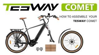 Tesway Comet Unboxing and Assembly - Tesway E-bikes