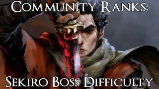 Community Ranks: Sekiro Shadows Die Twice Bosses from Easiest to Hardest