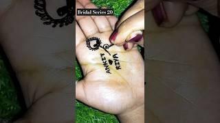 Stylish name mehendi designs l easy mehendi l #henna #mehendi #ytshorts