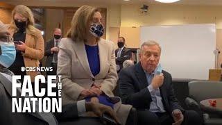 Nancy Pelosi seen in new video from Jan. 6 attack calling Trump a "domestic enemy"