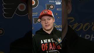 "Cold-blooded"  Matvei Michkov has lit it up since being benched earlier in the season #flyers