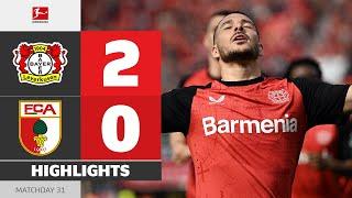 Don't Write Off Leverkusen! | BAYER 04 LEVERKUSEN - FC AUGSBURG | Highlights | MD 31 – BL 2024/25