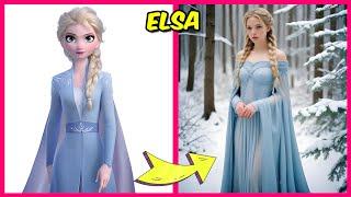 How Frozen 1 & 2 Characters Looks In Real Life ️ + Guess the Voice Quiz + Their Favorite Things!