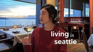 living in seattle | 媽媽來美國陪我過年/逛派克市場/西雅圖周邊瀑布兩日遊️