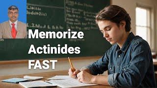 Periodic Table: Memorize Actinides & Electronic configuration | JEE Chemistry Lesson 6