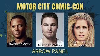 Arrow Panel at Motor City Comic Con 2023