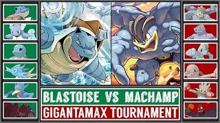 Quarterfinal: GMAX BLASTOISE vs GMAX MACHAMP | Gigantamax Pokémon Sword&Shield Tournament[Battle #3]