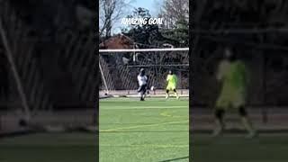 Amazing corner kick and goal!