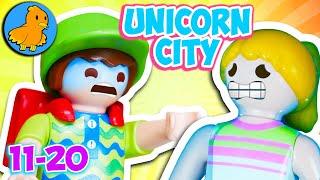 PURES CHAOS IN UNICORN CITY | Folge 11 - 20 | Familie Feenstaub | Playmobil Film Deutsch