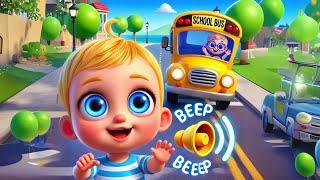 Las Ruedas del Autobús  | Canción Infantil Animada 3D Divertida y Educativa para Niños