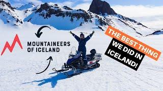 Snowmobiling In Iceland - With Mountaineers Of Iceland! - Langjökull Glacier!