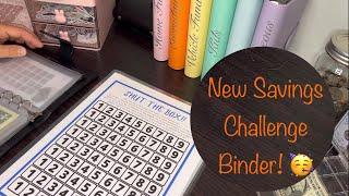 NEW Savings Challenge Binder! | Check Them Out! | Cash Stuffing | Cash Envelopes