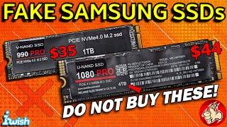 I bought FAKE Samsung SSDs from AliExpress...Don't buy these! (990 Pro 1TB & 1080 Pro 4TB)