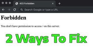 How To Fix 403 Forbidden Error on Google Chrome Windows 11