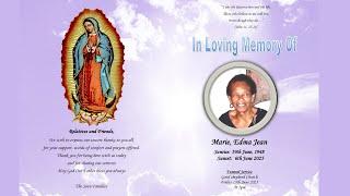 In Loving Memory Of Marie, Edma Jean