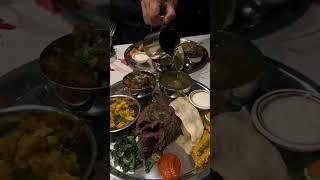 Thali set ( pure Nepali Khana set) dhedo