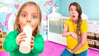 Ivy & Mom Turn Into Babies!