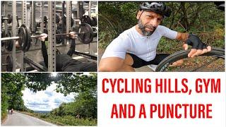 New project update, Surrey Hills riding, gym and cycling talk with a bonus puncture!