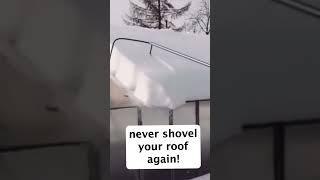 Genius snow removal tool! #roofing #roofinginsights #snowremoval