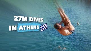 Diving Off Cliffs in Historic Athens 