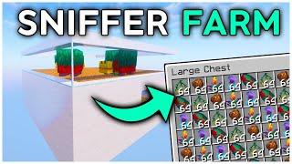 The EASIEST Sniffer Farm in Minecraft 1.21 (Tutorial)