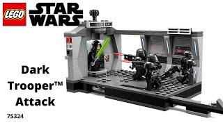 LEGO STAR WARS Dark Trooper Attack Stop Motion Build (Model 75324) #thetravelquintessential