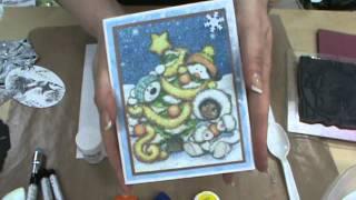 Sizzix Bigz Dies, Stampendous Stamps & Highlight Glitter by Scrapbooking Made Simple