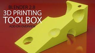 3D Printing Tool Box - Blender 2.8 Add On Overview - 3D Design for 3D Print