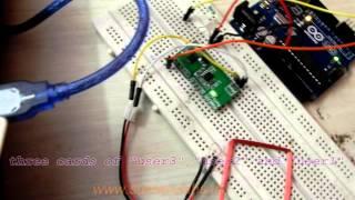 RDM6300 125Khz RFID Reader demonstrated with Arduino UNO