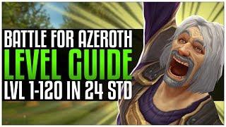 Level 1-120 in 24 Std | World of Warcraft BFA Leveling Guide [Deutsch]