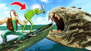 There's A MONSTER In TREASURE LAKE! (Garry's Mod)