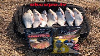 ловим vimbu (рыбец) марте (2025) OK COPE SPORT GROUNDBAITS Special mix - Vimba Shrimp mix (RED)!!!